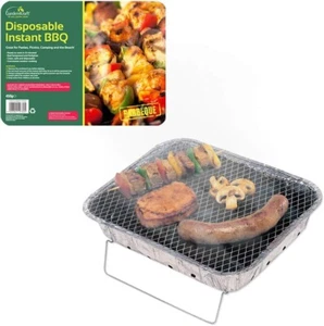 GardenKraft Disposable Charcoal Barbecue BBQ with Stand - Garden Picnics Camping - Picture 1 of 6