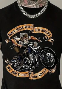 Motorcycle Comfort Design For Men Women Motorcycle Tee Unisex T-Shirt 5XL BIG - Picture 1 of 3