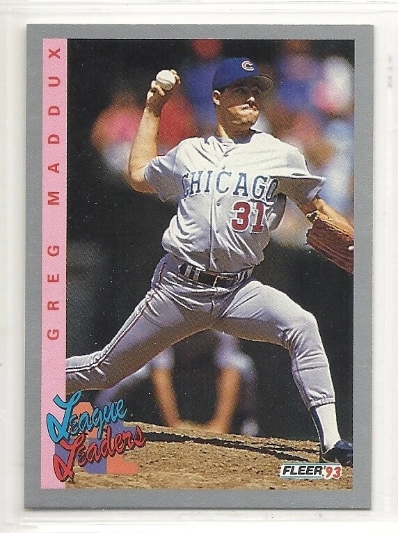 1993 Fleer Baseball - #707 - Greg Maddux - Chicago Cubs - Image 1 of 1