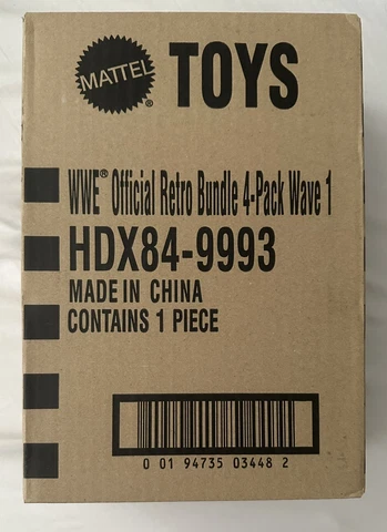 Mattel WWE Collectors Retro Wave 1 Action Figure Set (HDX84) SEALED Cover