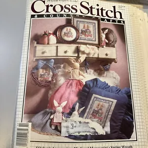 Lot Of 12 Cross Stitch and Country Crafts Magazine 1990 Jan/feb To Nov/dec 1991 - Picture 1 of 14