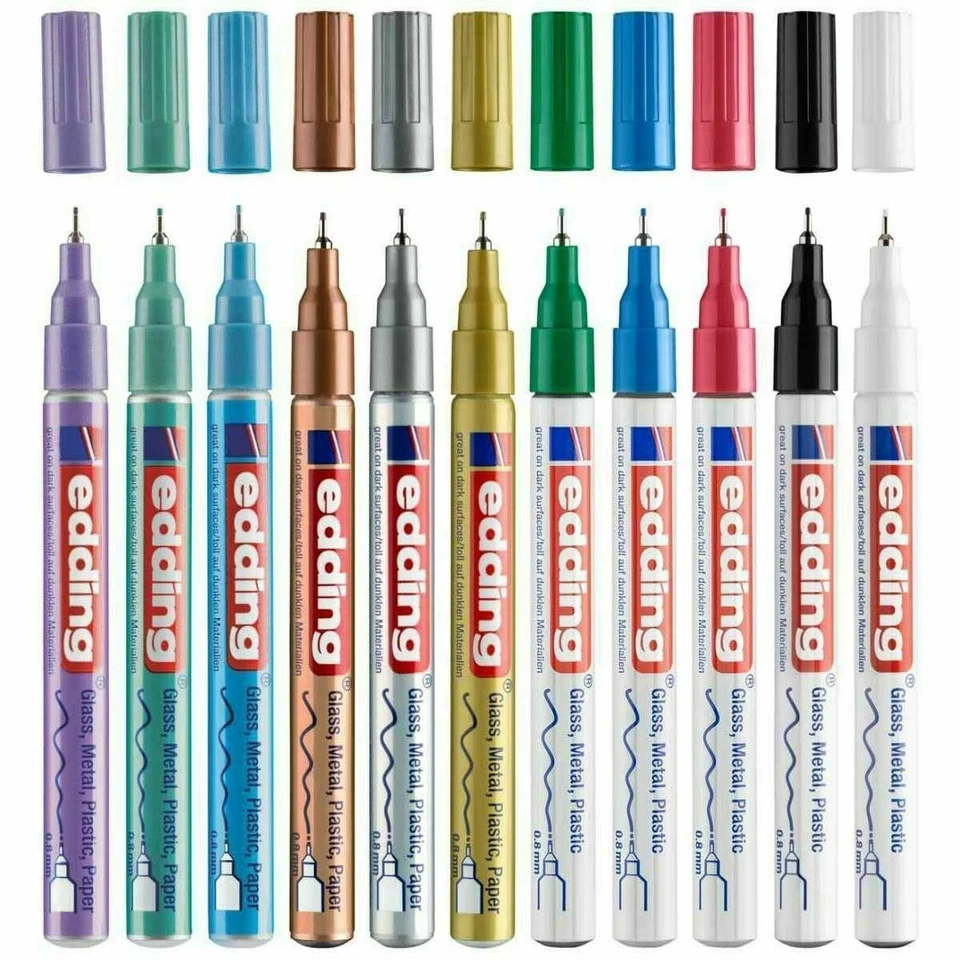 Edding 780 Glanzlackmarker Paint Marker Creative Lackmarker 0,8mm XF metallic - Bild 1 von 1