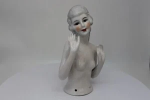 Half doll Mata Hari Sexy Half Doll Pincushion Arms Away Art Deco Style Art Nouve - Picture 1 of 12