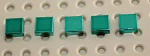 Lego 5x Verde Cromado Azulejo 1x1 NUEVO - Imagen 1 de 1