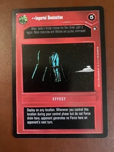 Star Wars CCG Hoth Limited Black Border Imperial Domination - Bild 1 von 3