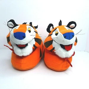 Zapatillas vintage Kelloggs adulto Tony el Tigre naranja 9-10 cereal anuncio - Imagen 1 de 9