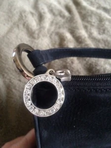 NWOT HYPE Black bag with Stones - Picture 1 of 3