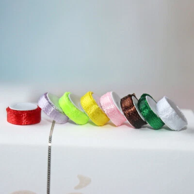 Kit de 5 piezas de cinta multicolor escala 1:12 para casa de muñecas miniaturas ropa sastrería Foto 1 de 4
