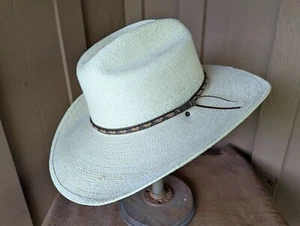 Palm Leaf Western Cowboy Hat for Men and Women - Picture 1 of 4