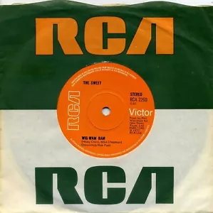 Sweet- "Wig-Wam Bam" 7" vinyl 1972 RCA Victor - Picture 1 of 2