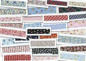 25mm Pattern Bias Binding Cotton Edging Trim BUY 1 2 Or 4 Metres 671D - Picture 1 of 37
