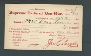 Crawfordville 1913 en la tribu suprema de Ben Hur - Imagen 1 de 1
