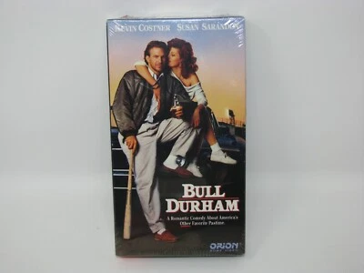 Bull Durham 1988 NEW SEALED 1989 VHS RED Orion Watermark  Red Tape Guard - Image 1 of 4