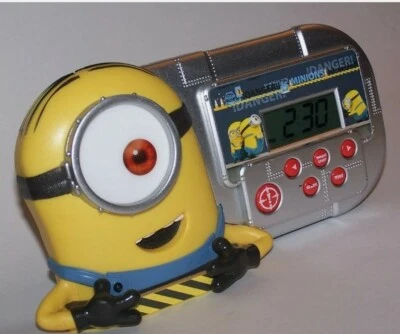 Despicable Me Minion Night Glow Alarm Clock with Speech Sound & Effects Lights   - Image 1 of 4