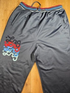 LRG Lifted Research Group Roots Y2K Baggy Track Pants Joggers Men's 4XL Rap Hip - Picture 1 of 13
