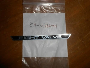 NOS Yamaha Eight Valve Side Cover Emblem 1973 1974 1975 XS500 TX500 371-21786-01 - Picture 1 of 1