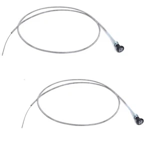 2PCS 63" Rotary Choke Throttle Cable 237 for Lawn Mower Tractor Control - Picture 1 of 7