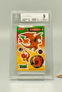 Pokemon 2016 BGS 9 Charizard Sticker Evolution Live S & M #7 Japanese - Foto 1 di 2
