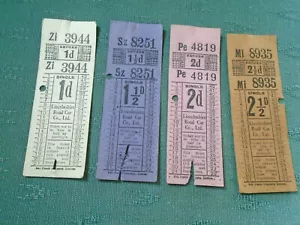 JOB LOT COLLECTION OF LINCOLNSHIRE ROAD CAR COMPANY LTD BUS SERVICE TICKETS - Picture 1 of 2