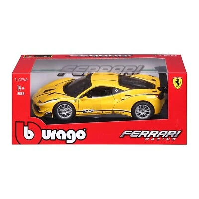 Bburago Ferrari 488 Challenge 1:24 Modellino Auto Automobile - Immagine 1 di 4