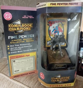 DC Comics Comicbuch Champions Golden Age Superman Zinnfigur  - Bild 1 von 4