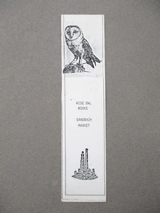 Bookmark Librerías Búho Sabio Libros Sandbach Market Cheshire - Imagen 1 de 2