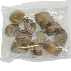 Monopoly Looney Tunes Replacement Parts Gold Stage 12 Pieces NEW in Bag - Picture 1 of 4