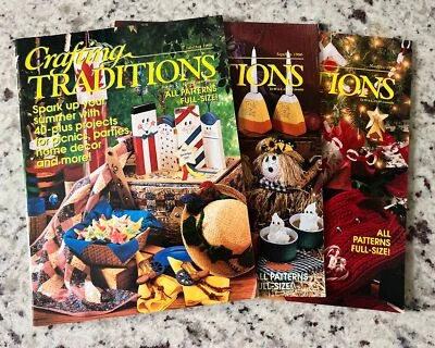 Crafting Traditions Magazines Lot Of 3 1996 - Image 1 of 4