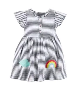 Carter's Baby Mädchen ~ ALine Kleid mit passender Unterhose ~ 6M ~ Neu mit Etikett - Bild 1 von 2