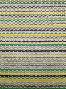 RICHLOOM RIGBY LEMON LIME YELLOW GEOMETRIC CHENILLE FABRIC BY THE YARD 58"W - Picture 1 of 5