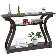 47" Console Table Modern Accent Side Stand Sofa Entryway Hall Display Storage