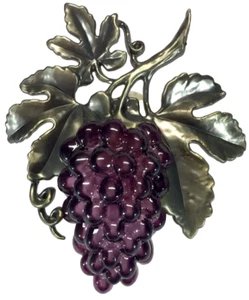 New Purple Grapes Bronze Vine Wallflower Bath & Body Works Plug In NIGHTLIGHT - Picture 1 of 8