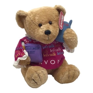 Hermosa colección Avon Beary Oso de Peluche Hablemos Recompensa Avon Rep - Imagen 1 de 13