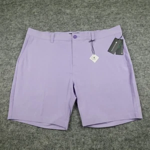 Travis Mathew Tech Chino Shorts Mens 40 Purple 8'' Performance Golf NWT - Picture 1 of 9