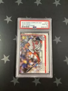 2019 TOPPS COMPLETE SET JUAN SOTO ALL - STAR GAME #213 GEM MT 10 60627819 JC - Picture 1 of 2