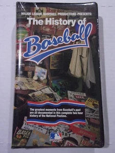 THE HISTORY OF MLB BASEBALL VHS TAPE 1987 ~SEE PHOTOS FOR DETAILS ~SEALED - Picture 1 of 2