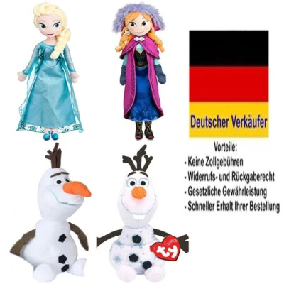 K.A. Plüsch Figur Eiskönigin 30-50 cm Gross Stofftier Kuscheltier Plüschtier Frozen
