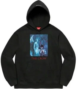 Supreme FW21 The Crow Hooded Sweatshirt 2XL Hoodie Pullover Black Size XXL - Picture 1 of 2