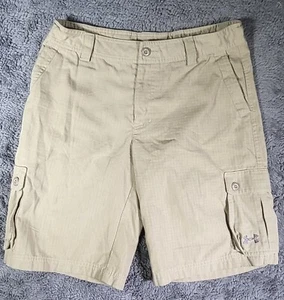 Under Armour Boys Tan Nylon Cargo Shorts Size Youth XL YXL - Picture 1 of 7