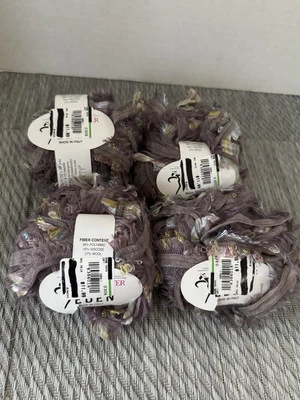 Trendsetter EDEN Ribbon Yarn ~ Color#1-Purple ~ 50g/72yds ~ Lot of 4 - Image 1 of 4