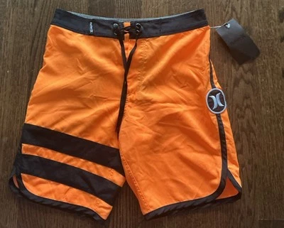 Traje de baño corto Hurley para niños talla 8 naranja nuevo Foto 1 de 3