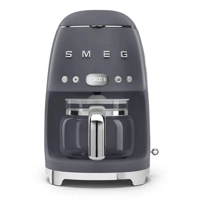 SMEG DCF02 cafetera de goteo de 10 tazas - gris Foto 1 de 2