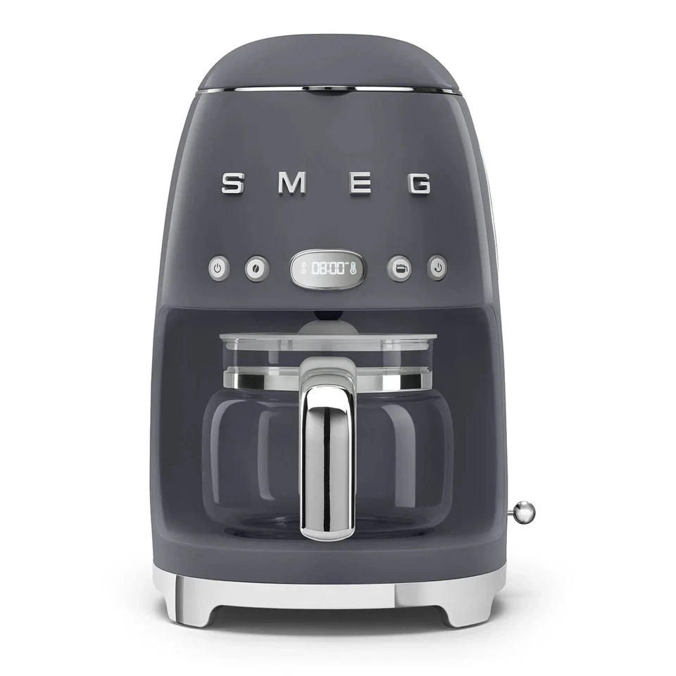 SMEG Retro Style 10-Cup Drip Filter Coffee Machine DCF02GRUS Gray
