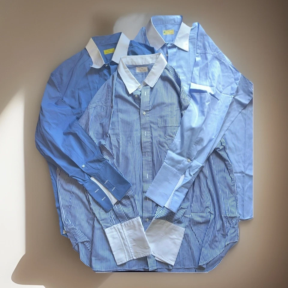 Lote de 3 Victor Talbots Para Hombre Calce Clásico A Medida 100% Algodón Hecho en Italia 3XL Foto 1 de 4