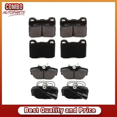 Front Rear Disc Brake Pad Set fits 1984-1989 Mercedes-Benz 190D - Image 1 of 4