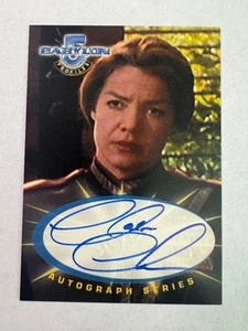 Babylon 5 Perfiles SA2 Claudia Christian como Susan Ivanova autógrafo - Imagen 1 de 2