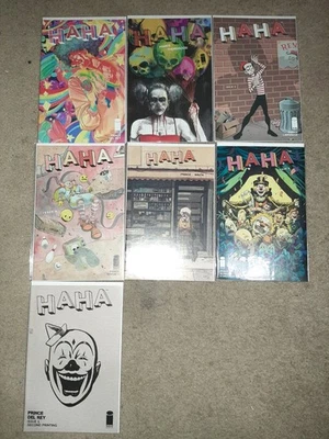 Haha #1-6 Complete 1st Print Set + 2nd Print #1 Variant - 2021 Image Comics NM+ - Image 1 of 3