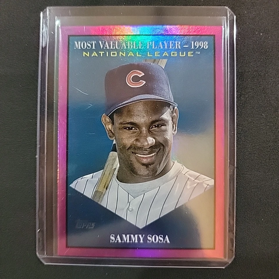 Serie de actualización Topps 2025 Sammy Sosa - 1998 MVP rosa - Cachorros Foto 1 de 1