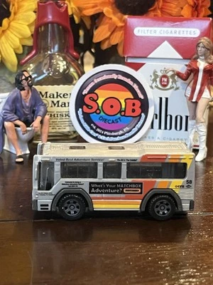 Matchbox City Bus Transporter 1:110 Gray Diecast USED EX Condition - Image 1 of 4