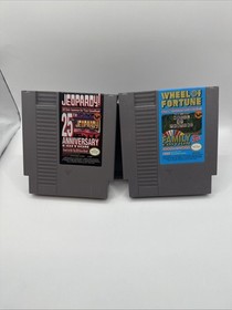 Wheel Of Fortune Family Edition & Jeopardy 25th Anniversary - NES Nintendo Game